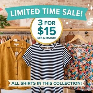 Kids Striped Navy & White Tee - Unknown Brand